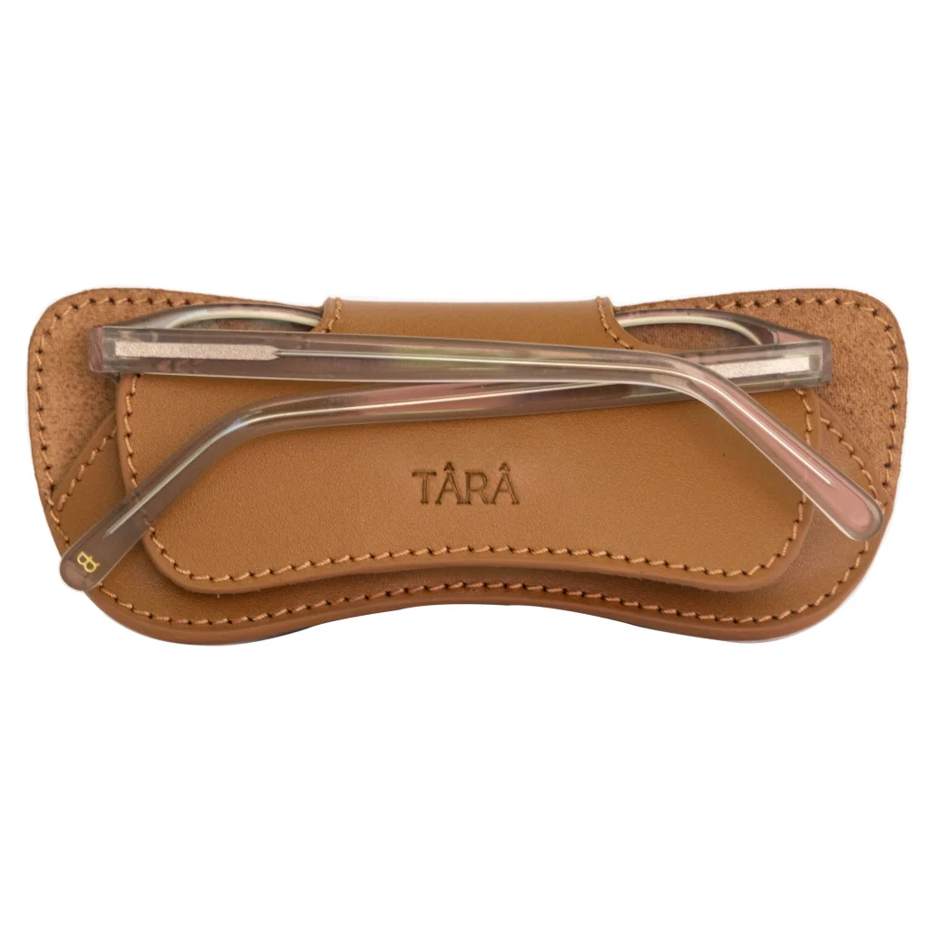 Porta-lentes camel