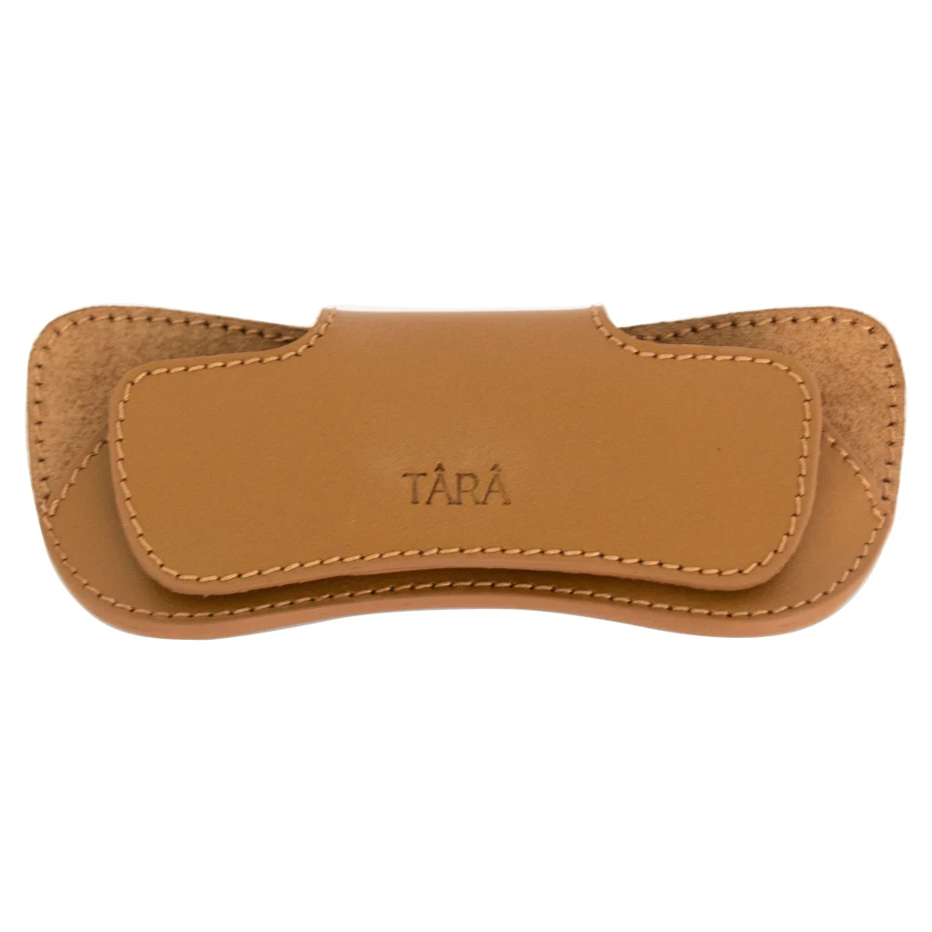Porta lentes camel